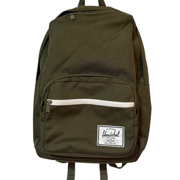 Herschel Pop Quiz Backpack, Green/White, Classic 22L - Picture 12 of 12